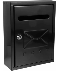 Buzón Clásico de Pared Correo(,26x20x7.5cm, Blanco,Gris,Negro)