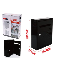 Buzón Clásico de Pared Correo(,26x20x7.5cm, Blanco,Gris,Negro)