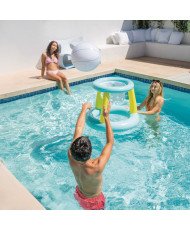Juego basket hinchable mega 86 x 64 cm