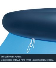 Cobertor Intex Piscina Hinchable Easy Set 366 Cm