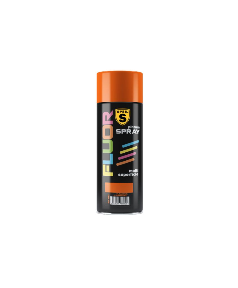 SPSIL Pintura Spray Naranja Fluorescente 400 Ml