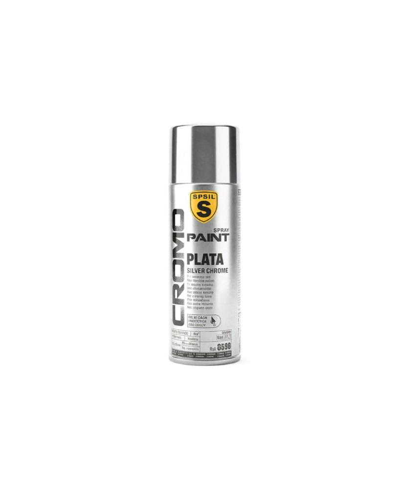 Pintura Spray 400ml para Metal/Madera/Plástico(Plata, 8598)