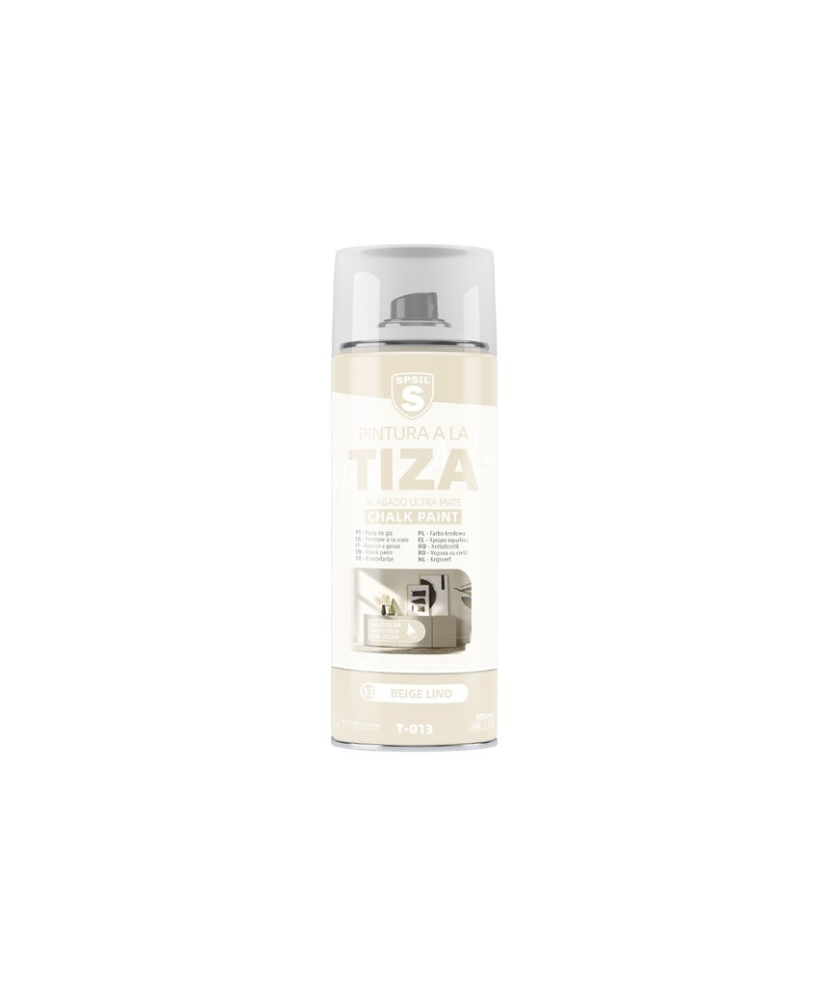 Pintura en Spray Ultra Mate a la Tiza, Chalk Paint Spray, Colores Beige Lino -T-013