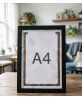 Marco de Foto A4 (Negro）