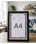 Marco de Foto A4 (Negro）