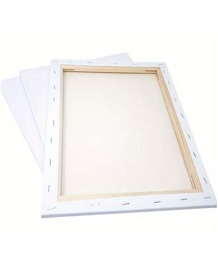 Lienzos Para Pintar 50x70 CM ,Bastidor Madera 24 MM Algodón
