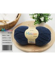 Melissa Hilo 100% Acrilico Ovillo de Lana Gruesa 115m 100g para DIY Tejer y Ganchillo, Certificado OEKO-TEX Standard 100G