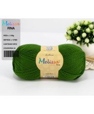 Melissa Lana Fina Hilo 100% Acrilico Ovillo de Lana (1u * 100g) Premium para DIY Tejer y Ganchillo,350m