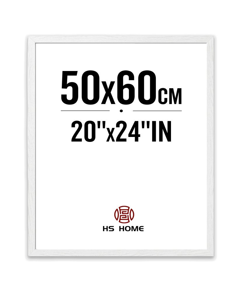 Marco de Fotos Grandes A4，A3，30x40，30x45，40x50 ，50x60，50 x 70， cm (Blanco)