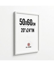 Marco de Fotos Grandes A4，A3，30x40，30x45，40x50 ，50x60，50 x 70， cm (Blanco)