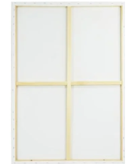 Lienzos Para Pintar 70x100 CM Bastidor Madera 37 MM Algodón Blanco Preimprimado