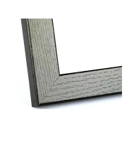 Marco de Foto 50x60cm (Negro) Hecho de Madera, Ancho de moldura 2cm
