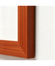 Marco De Foto 50x70cm (Cerezo) Hecho De Madera, Ancho De Moldura 2cm