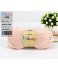 Melissa Lana Fina Hilo 100% Acrilico Ovillo de Lana (1u * 100g) Premium para DIY Tejer y Ganchillo,350m