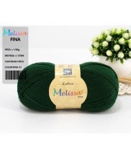 Melissa Lana Fina Hilo 100% Acrilico Ovillo de Lana (1u * 100g) Premium para DIY Tejer y Ganchillo,350m