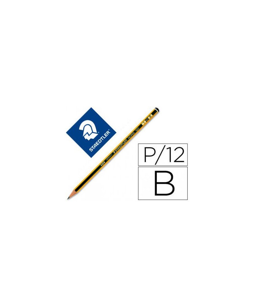 Lapiz Staedtler Noris B - Blando , Dureza B,  1