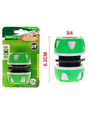 Conectores para manguera de jardín, conector doble 3/4