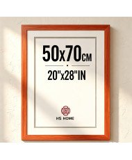 Marco De Foto 50x70cm (Cerezo) Hecho De Madera, Ancho De Moldura 2cm
