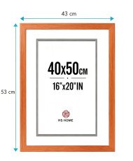 Marco de Foto 40x50cm (Cerezo) MOD-254 Hecho de Madera, Ancho de moldura 2cm