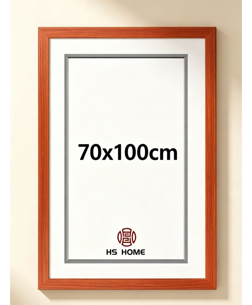 Marco de fotos 70x100 cm (Cerezo) Marco de madera para Decoración
