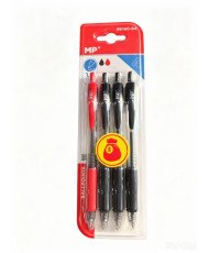 Boligrafos punta 1.0mm 4uds