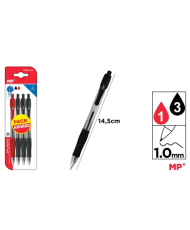 Boligrafos punta 1.0mm 4uds