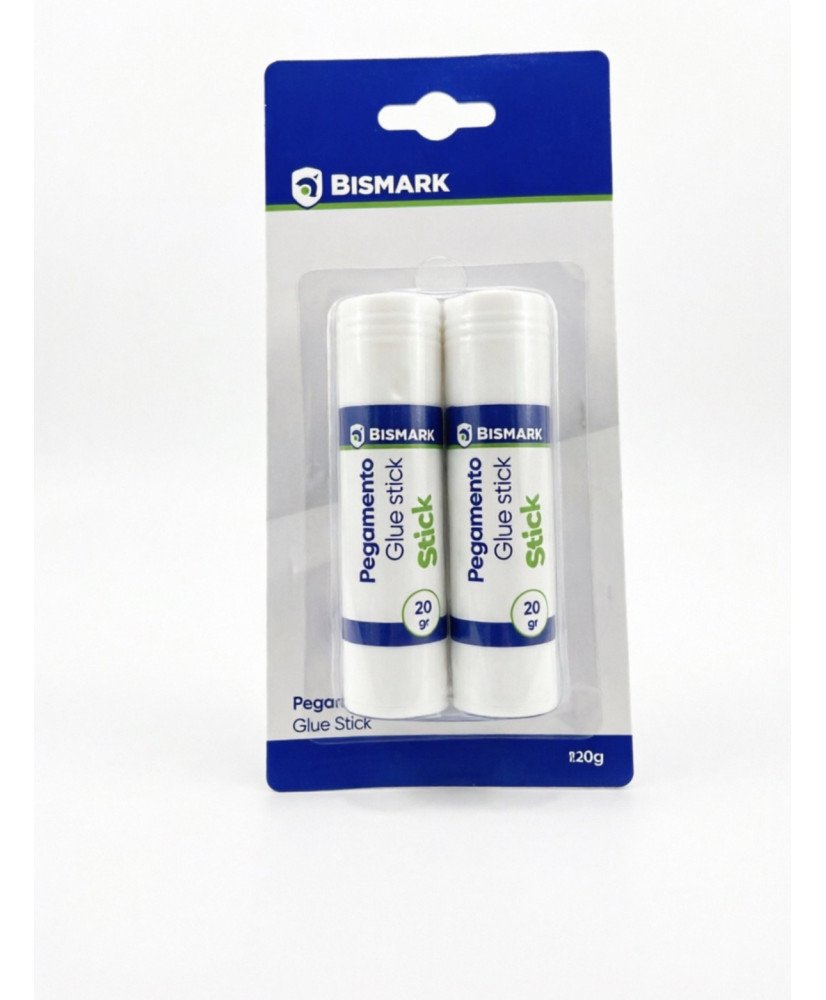 pegamento barra 20gr. blister 2ud. bismark
