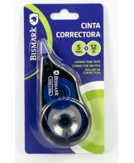 Cinta correctora bismark 5mm x 12 m blister