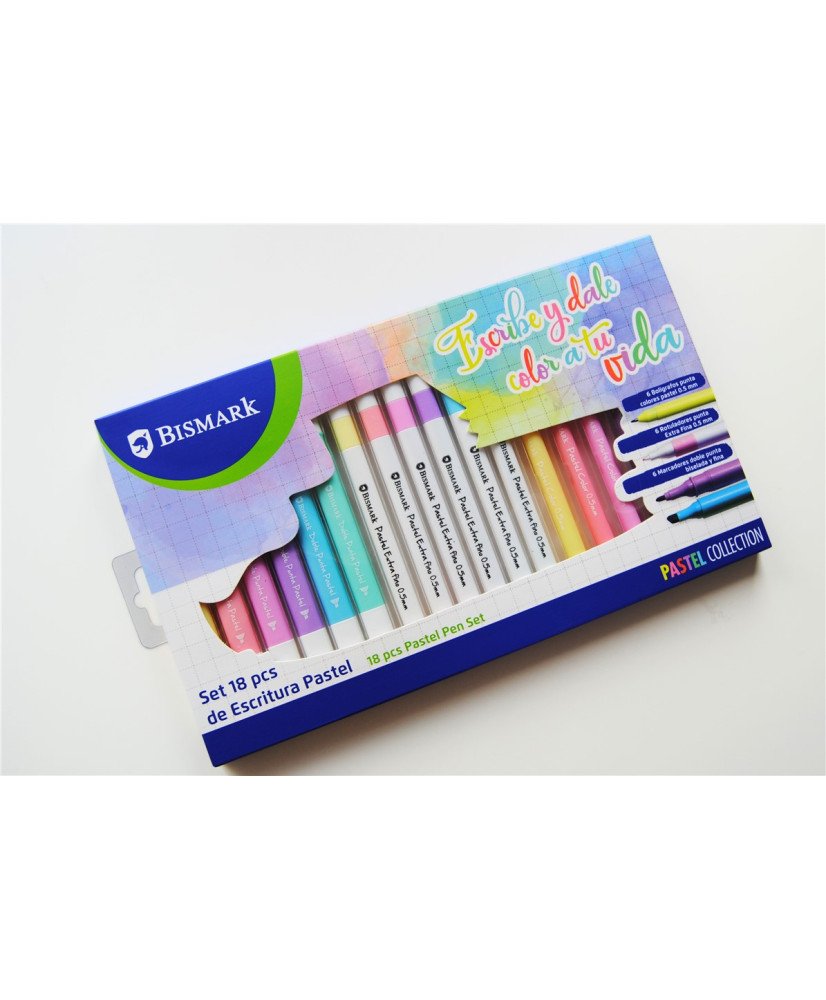 Set 18 rotuladores escritura pastel Set 18 rotuladores escritura Pastel