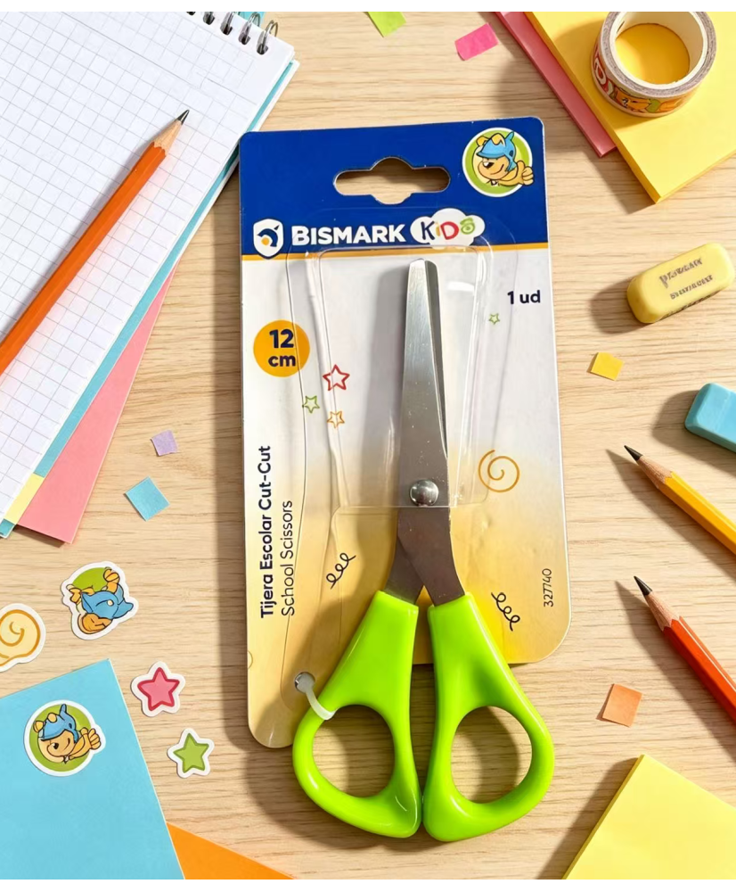 Tijera escolar bismark kids cut-cut surtida (Pack 1 uds)