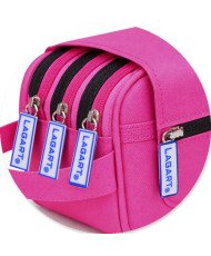 Estuche portatodo 4 cremalleras