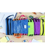 Estuche portatodo 4 cremalleras