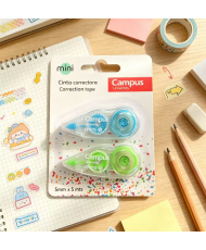 Corrector Campus Mini 5X5M Blister 2 Unid