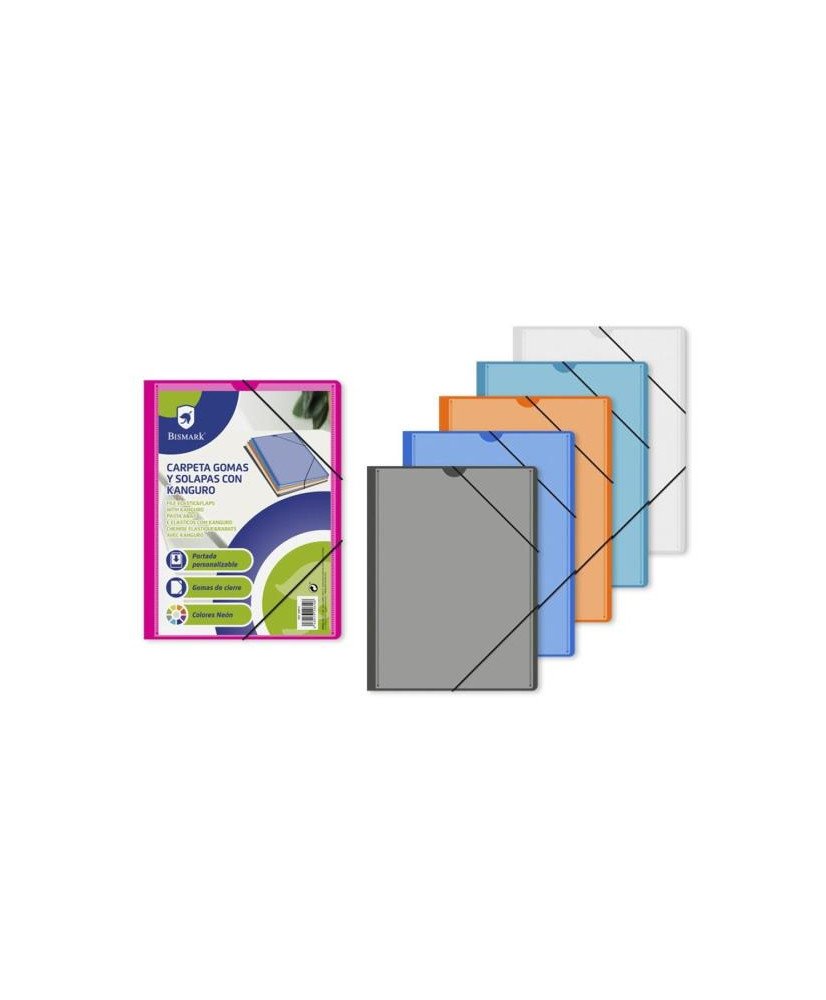 carpeta gomas y solapas a4 c/kanguro