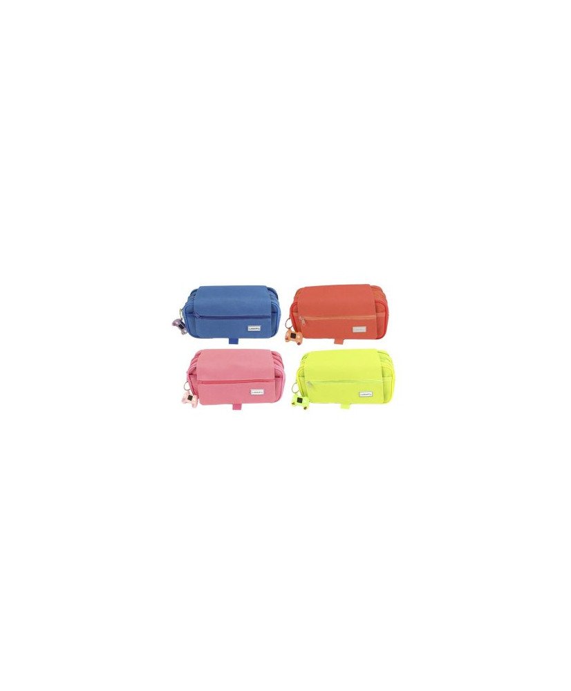 Estuche portatodo triple c/solapa - Animales