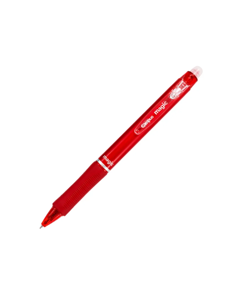 Boligrafo Borrable Retractil Plus Magic Click Rojo Trazo 0,7 mm