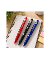 Boligrafo Borrable Retractil Plus Magic Click Rojo Trazo 0,7 mm