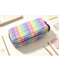 Estuche portatodo 4 cremalleras