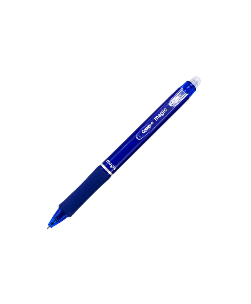 Boligrafo Borrable Retractil Plus Magic Click Azul Trazo 0,7 mm