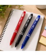 Boligrafo Borrable Retractil Plus Magic Click Azul Trazo 0,7 mm