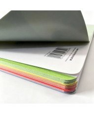 Bloc Espiral Campus A4 Tapa Plástico Microperforado 120 Hojas 90g Cuadrícula 5 mm