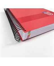 Cuaderno Espiral Micro 5X5 mm A4 160 Hj 90 Gr Tapa-plastico Campus Colores Surtidos