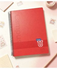 Cuaderno Espiral Micro 5X5 mm A4 160 Hj 90 Gr Tapa-plastico Campus Colores Surtidos
