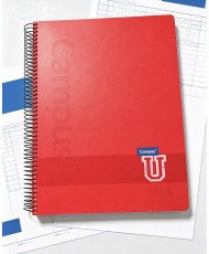 Cuaderno Espiral Micro 5X5 mm A4 160 Hj 90 Gr Tapa-plastico Campus Colores Surtidos