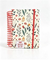 Agenda escolar MP 12 x 17 cm  día por página tapa dura Carton