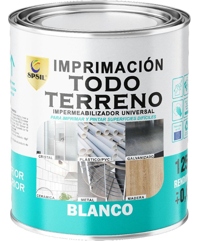 Imprimación Universal TODO TERRENO Blanco 750ml