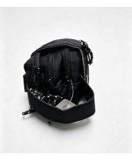 Estuche escolar 4 cremalleras Negro