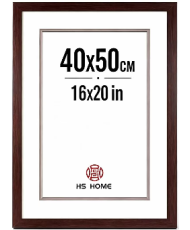 Marco de Foto 40x50cm (Wengué) MOD-254 Hecho de Madera, Ancho de moldura 2cm