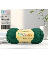 Hilo Ovillo de Algodón Premium 100% Algodón perfecto para DIY y tejer a mano 75 g, aprox. 150 metros