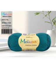 Hilo Ovillo de Algodón Premium 100% Algodón perfecto para DIY y tejer a mano 75 g, aprox. 150 metros